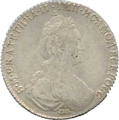 1 рубль 1777 года, СПб ФЛ